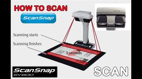 Scan Procedure in ScanSnap SV600 || How to Scan in SnapScan SV600 || Fujitsu scanner how to scan |
