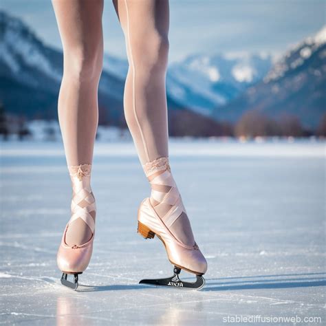 Ballerina on Ice | Stable Diffusion Online
