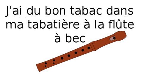 J'ai du bon tabac dans ma tabatière à la flûte à bec - Apprendre la flûte