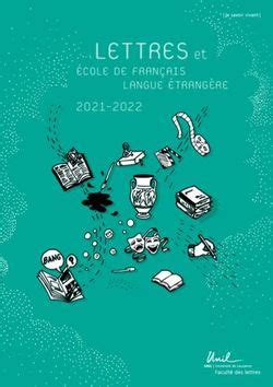 LETTRES et 2021-2022 ÉCOLE DE FRANÇAIS - UNIL
