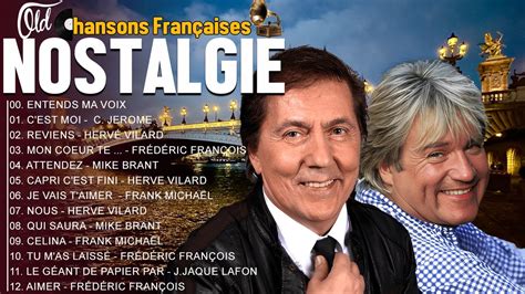 NOSTALGIE LES PLUS BELLES CHANSONS FRANÇAISES Frédéric François, Frank ...