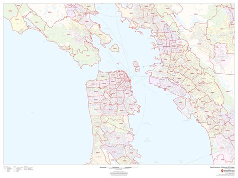 California Zip Code Map