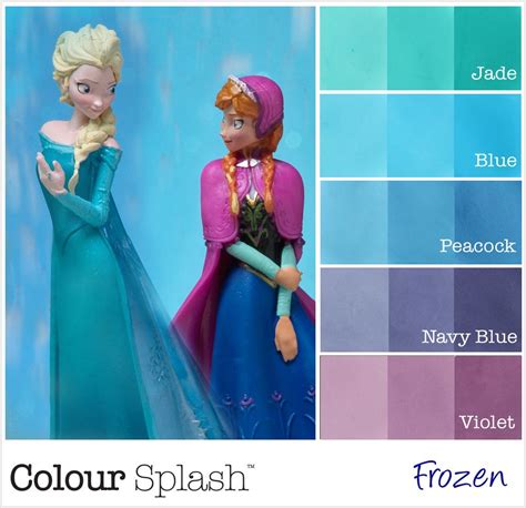 Frozen Colour Palette Scheme | Disney colors, Disney princess colors ...