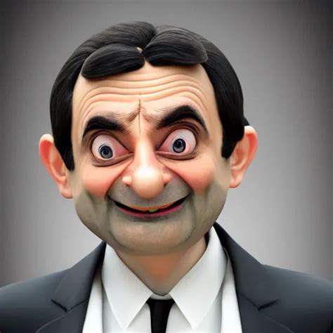 Mr Bean in a 3D Animated Mr. Bean film animated by | Stable Diffusion