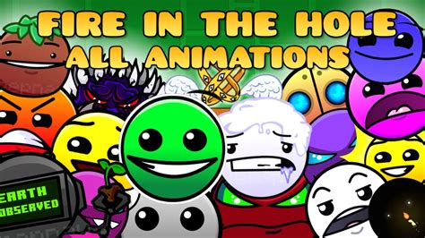 All Animations FIRE IN THE HOLE - in sequence