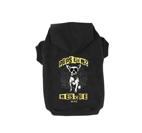 Pupstarz Rescue NYC Dog Hoodie Every Purchase Donated To The Rescue ...