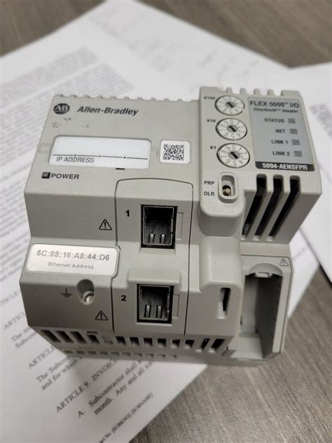 Allen-Bradley 5094-AENSFPR FLEX 5000 Ethernet/IP SFP Flex 5000 I/O ...