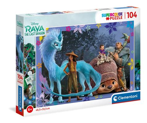 Clementoni 27156 - 104 Teile Puzzle - Disney Raya and the last Dragon ...