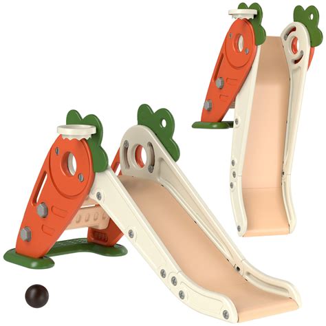 Carrot-Themed 3-in-1 Toddler Playset - Slide & Climber — Shopsta UK