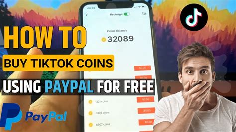 Buy TikTok Coins Using PayPal - All Countries Supported !