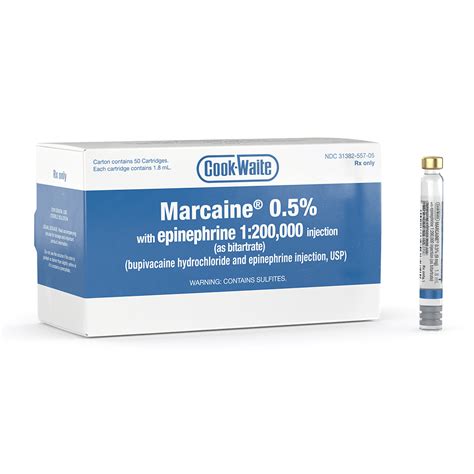 Marcaine 0.5% for long-lasting local anesthesia in adults