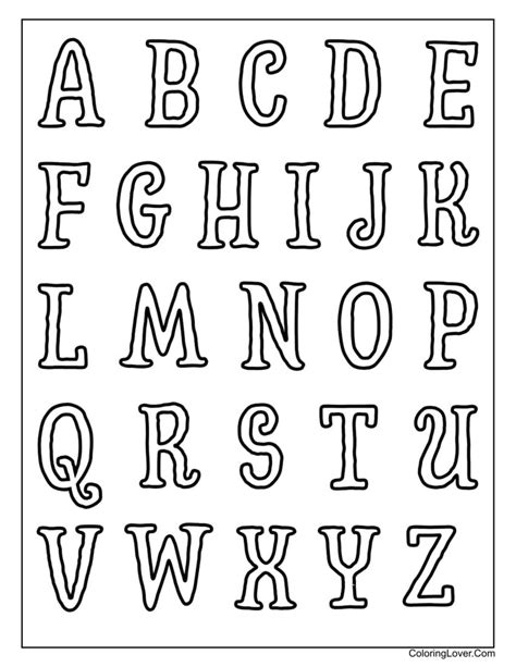 Coloring Worksheets Alphabet