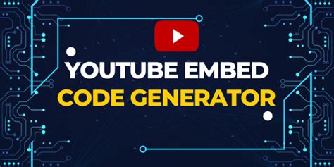 YouTube Embed Code Generator - VSVP Tech