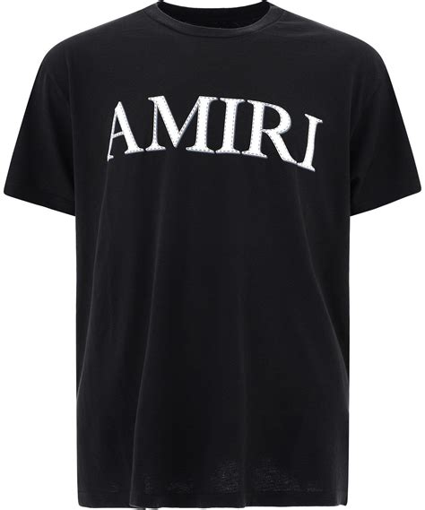 Amiri Cotton Logo T-shirt in Black for Men - Save 85% - Lyst
