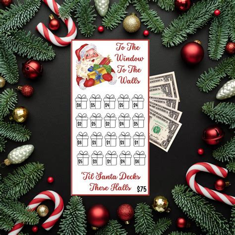 MINI SAVINGS CHALLENGE, Til Santa Decks These Halls Mini Savings ...