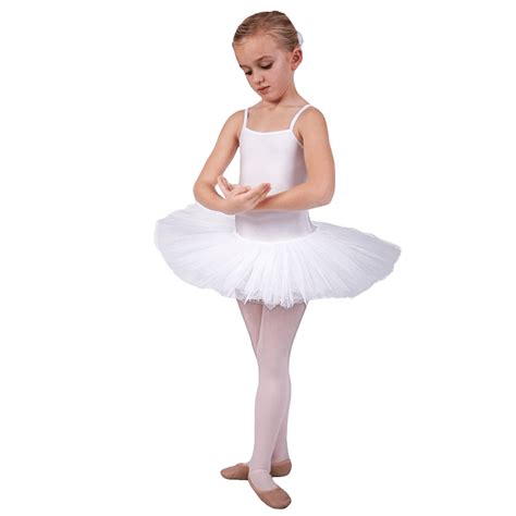 Danceries Noelle U02 ⬝ Weiß • Teller-Tutu, 4-Lagig • Hacke & Spitze