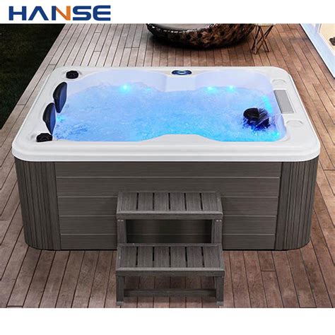 Outdoor 2-4 Person Red Cedar Wood Fired Hot Tub SPA Wooden Burning ...