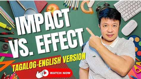 IMPACT VS. EFFECT