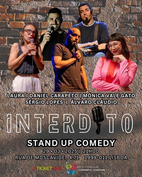 Interdito - Stand-up Comedy - Eventos em Lisboa