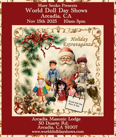 Upcoming Events › World Doll Day Shows - Pasadena | United Federation ...
