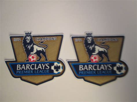 Champions 2011-2012 English Premier League Patches for Football Shirt ...