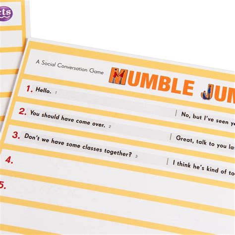 Mumble Jumble: A Social Conversation Game - Chooze
