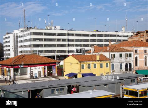 Venice, Italy. Parking garage Communale ASM Stock Photo - Alamy