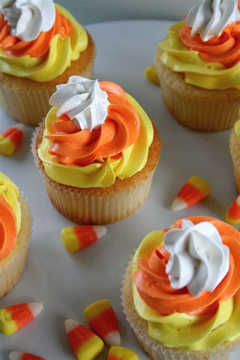 40+ Seriously Cute (and Creepy) Halloween Cupcake Ideas | Candy corn ...
