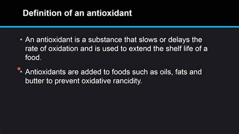 Antioxidants Basic Definition at Dennis Fleming blog