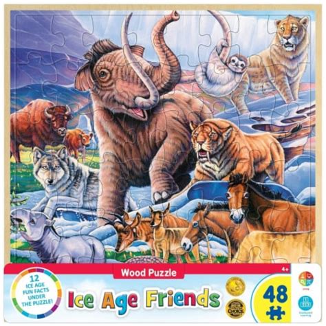 MasterPieces 48 Piece Jigsaw Puzzle for Kids - Ice Age Friends - 12 x12 ...