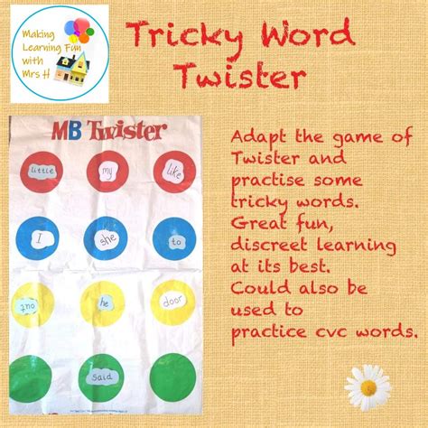 Tricky Word Twister | Literacy