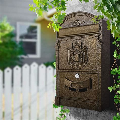 Large Wall Mounted Mailbox With Lock at Jason Lindstrom blog