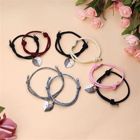 Bracelets Aimantés Coeur Personnalisés – Amour & Bijoux