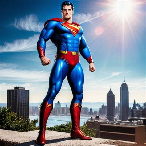 Photorealistic Superman, Full Body Flying Action Pos... | OpenArt