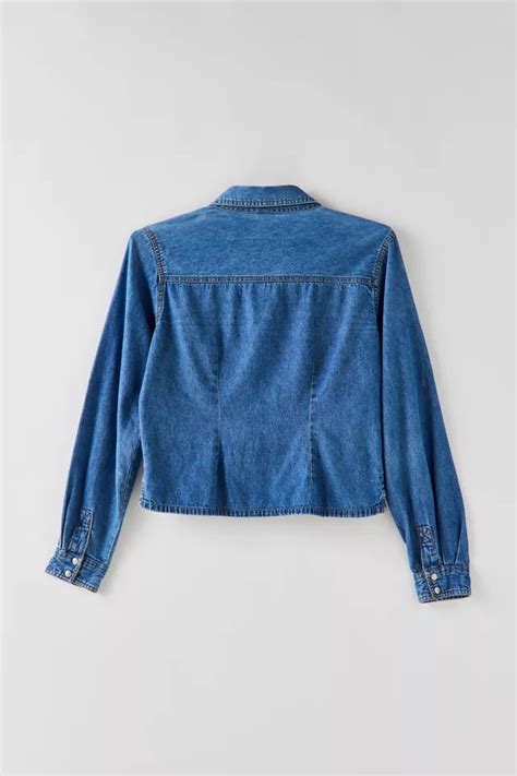 Vintage Western Chambray Top | Urban Outfitters