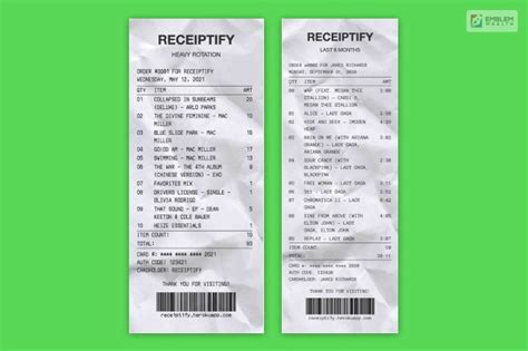 Receiptify How to get receipt of your Spotify music?
