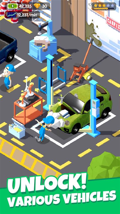 Idle Car Fix - Garage Tycoon para iPhone - Descargar