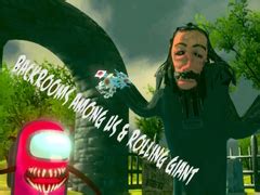 Game Backrooms Among Us & Rolling Giant online. Play for free