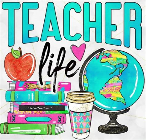 Teacher Life PNG - Etsy