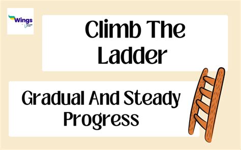 Climb the Ladder Idiom Meaning, Examples, Synonyms, and Quiz | Leverage ...