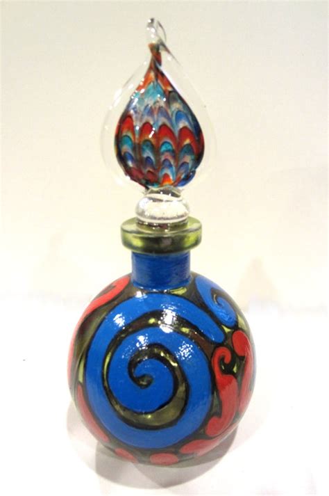 Items similar to Bottle Art , Painted Bottle , Funky Art , Funky and ...