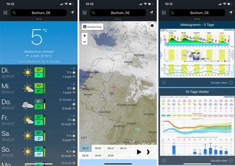 Meteoblue: Wetter-App für iOS integriert ab sofort Homescreen-Widgets