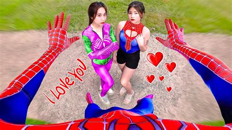 Best Top 5 Spider-Man vs Crazy Girl In Love (Romantic Love Story by ...