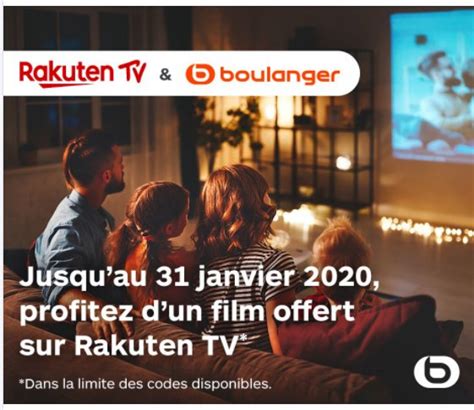 Un code gratuit pour regarder un film sur RAKUTEN TV