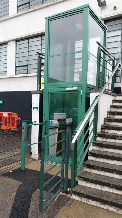 Vertical Enclosed Platform Lift by Express Lifts