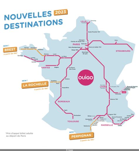 SNCF : de nouvelles destinations ouvertes à moindre prix avec Ouigo ...