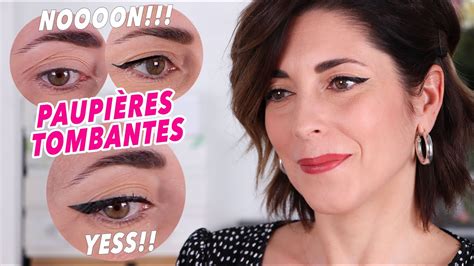 Le trait d'Eyeliner sur les paupières tombantes / Techniques et astuces de PRO!