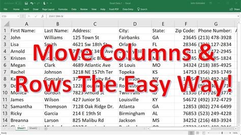 Excel How To Populate Data From A Range Multiple Rows And Columns