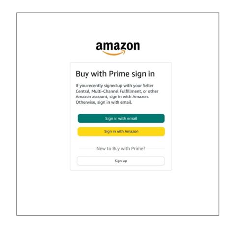 Manage your account - Amazon Buy with Prime