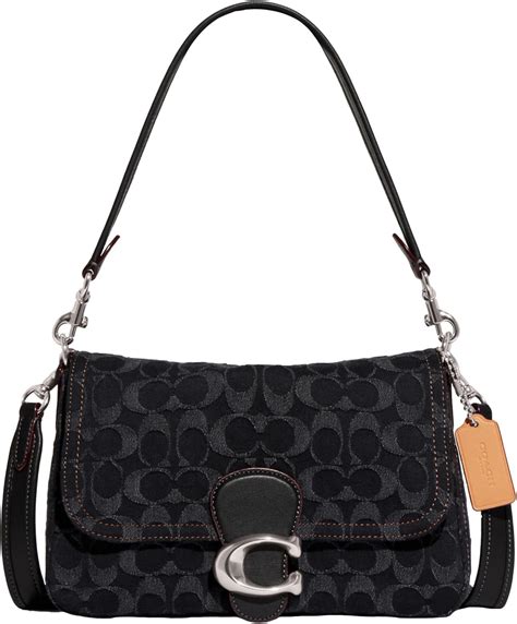 Coach Soft Tabby, Black Denim: Handbags: Amazon.com